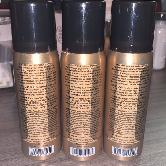 ✨Mini Size✨Bundle of 3 Morphe Continuous Prep & Set Mist + Travel MSRP $14 each - Picture 4 of 7